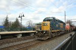 CSX 8823 leads CSX B713 oiler